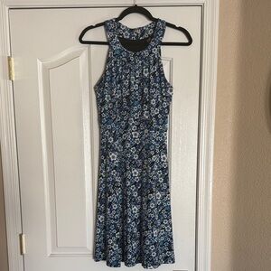 Tommy Hilfiger Navy Floral Midi Dress